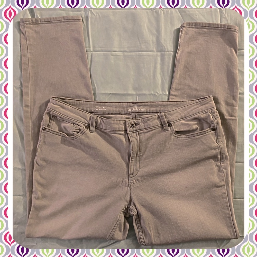 Liz Claiborne City Fit Jeans 16